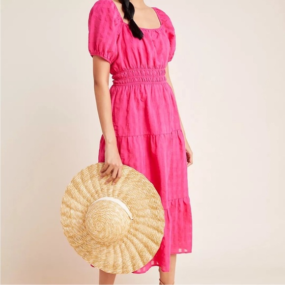 Anthropologie Francesca tiered midi dress - Picture 3 of 4